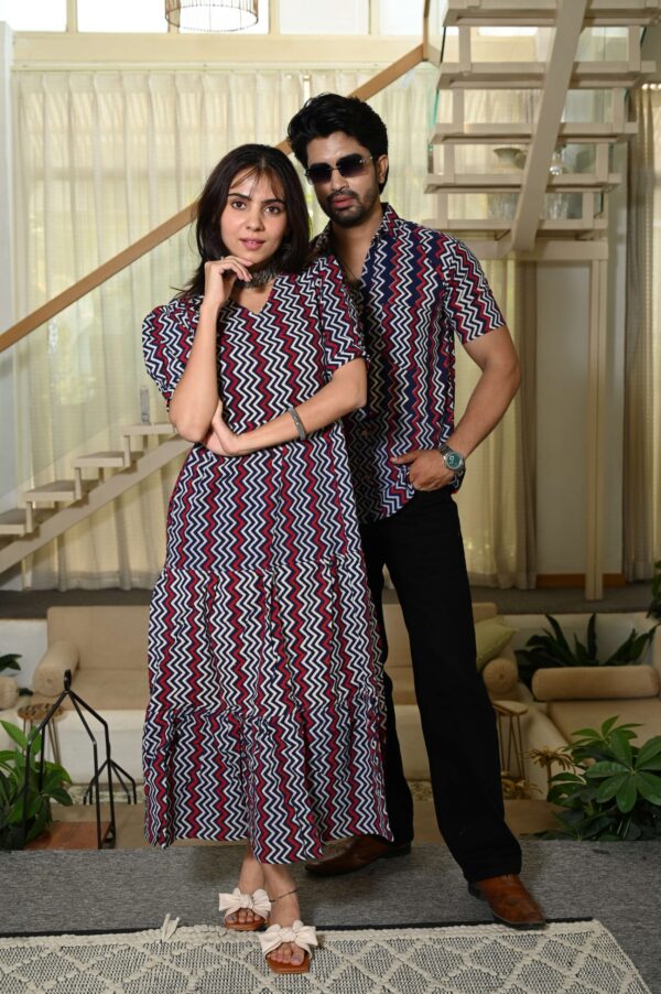 anarkali midi dress Multicolor Sleeveless Bohemian Printed Cotton Anarkali Fit & Flare Kurti Midi Dress for Women